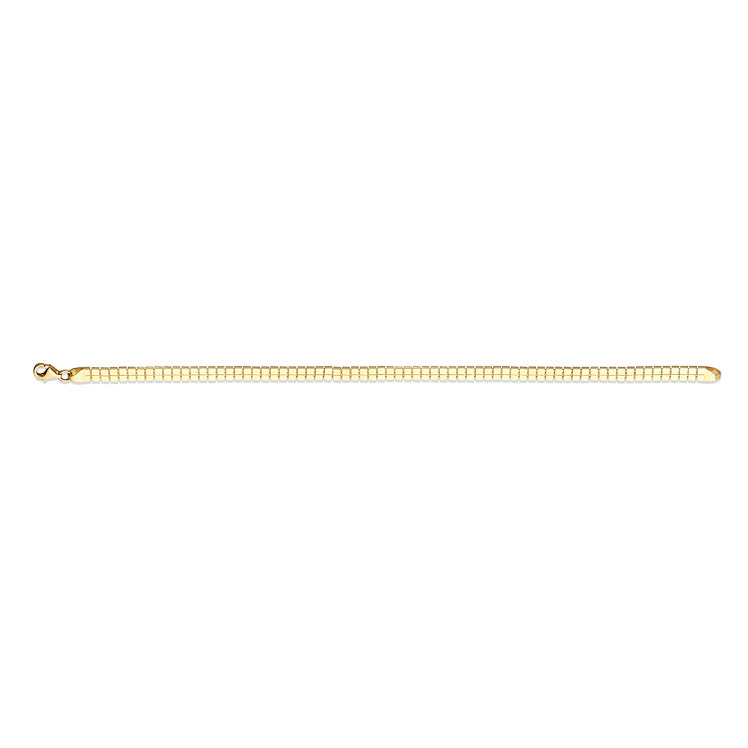 Double Squares Chain Bracelet