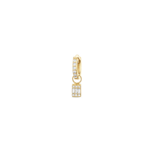 Roman Small Huggie Hoop