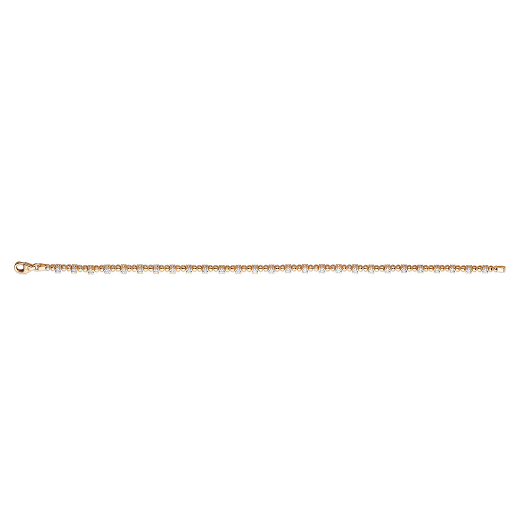 Balls & Round Stones Chain Bracelet