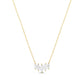 Crown Marquise Stones Necklace