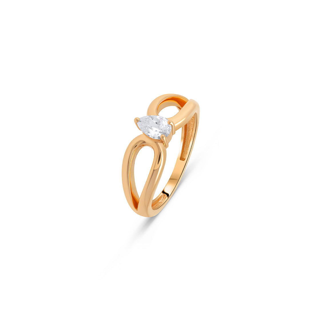 Pear Loop Ring