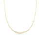 Six Bezel Stones Necklace