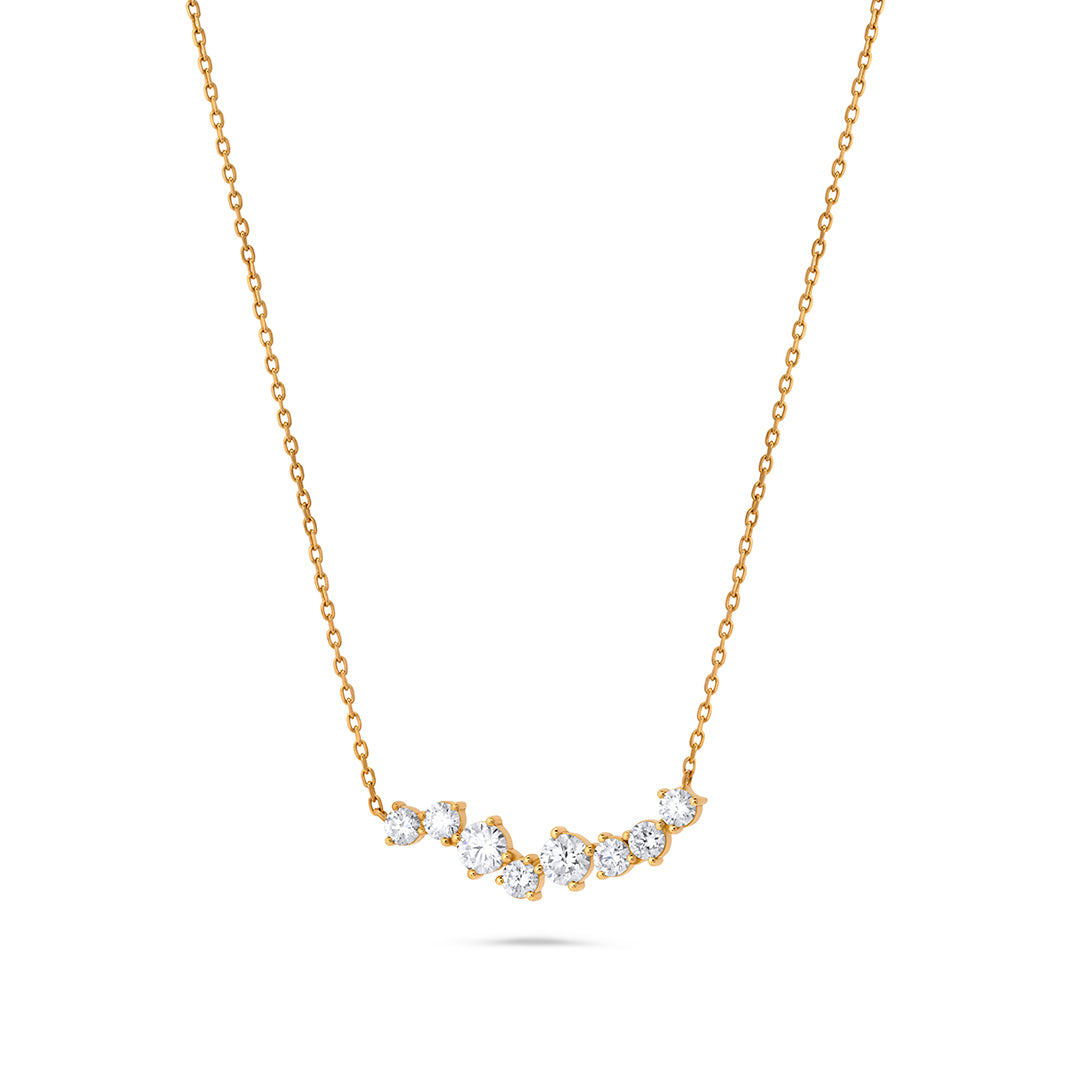 Diamond Curve Necklace