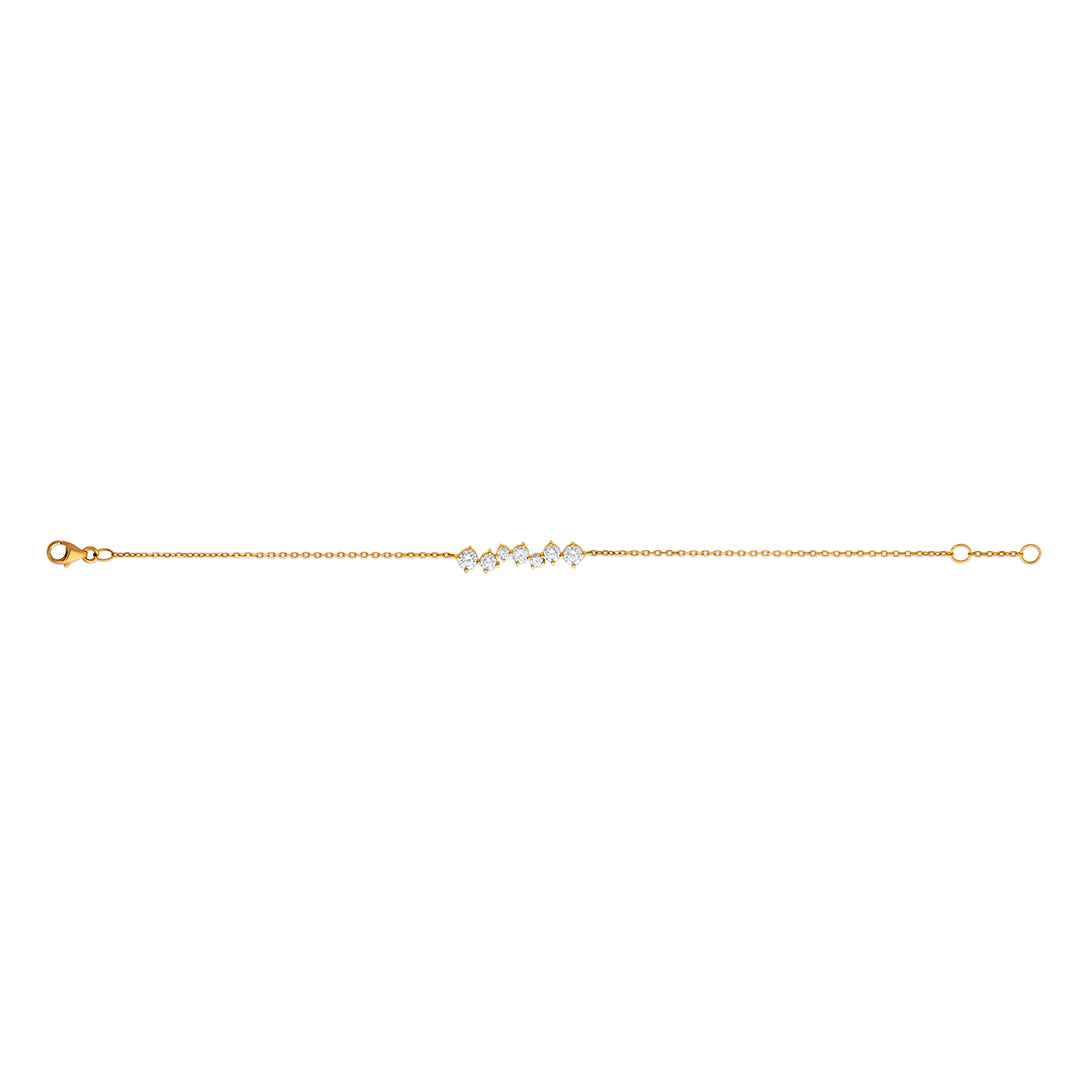 Diamond Curve Bracelet