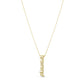 Vertical Two Names Necklace