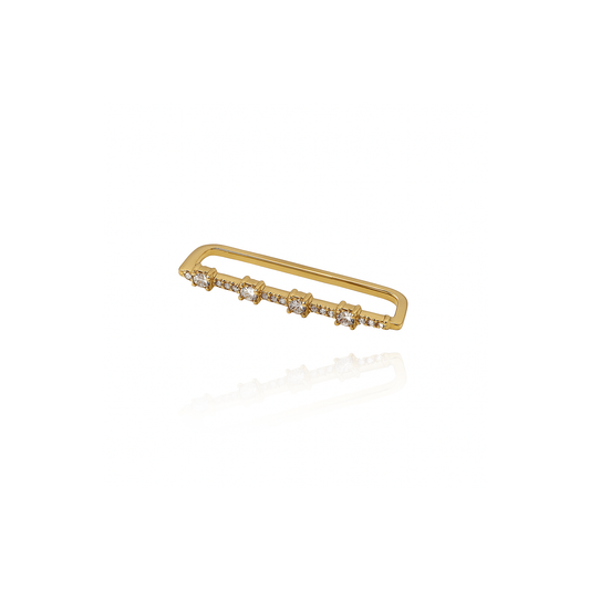 Studded Bar Ear Cuff
