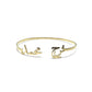 Two Names Open Bangle