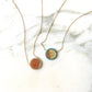 engraved coin necklace