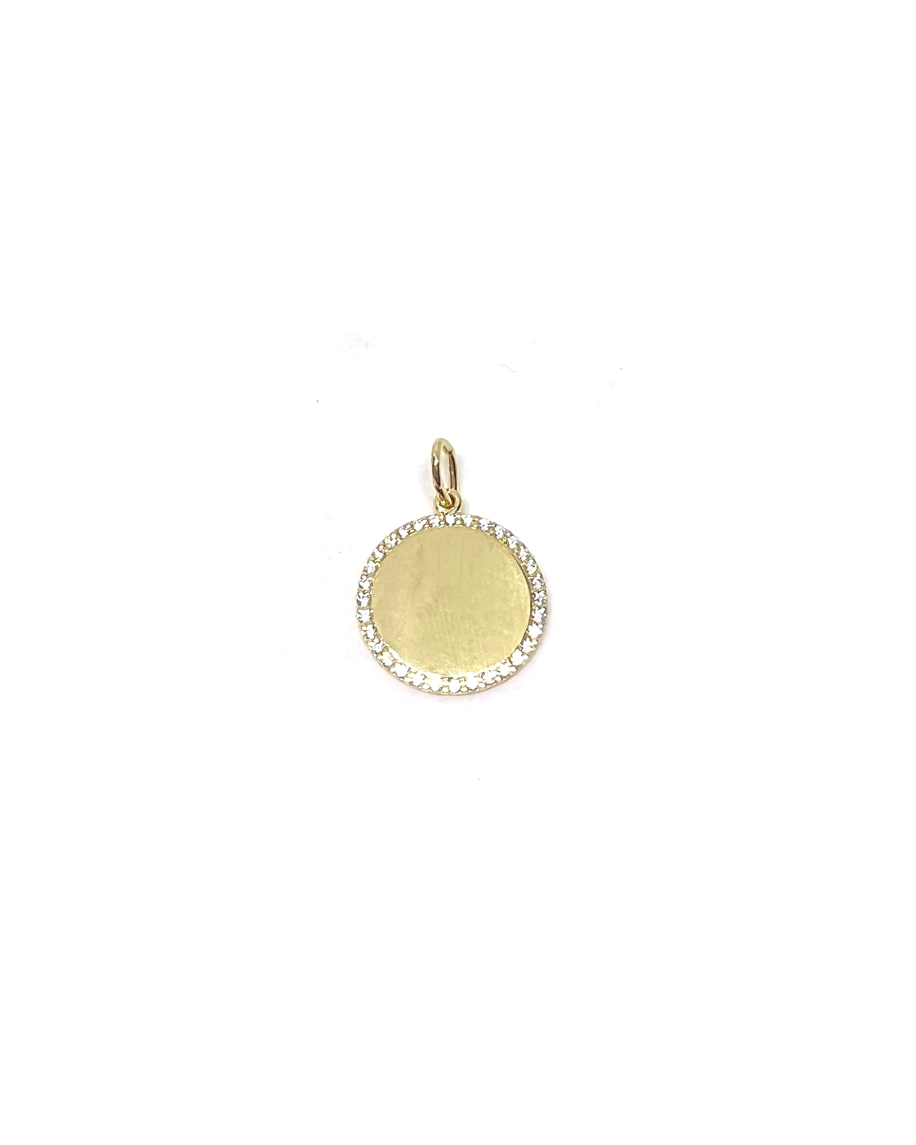 framed coin charm