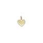 framed heart charm