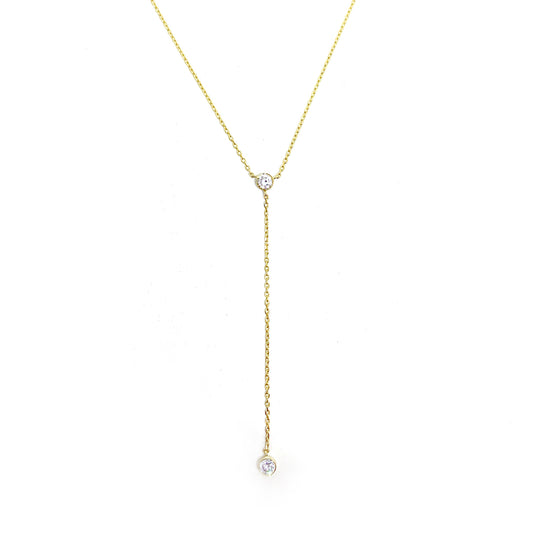 stone lariat necklace