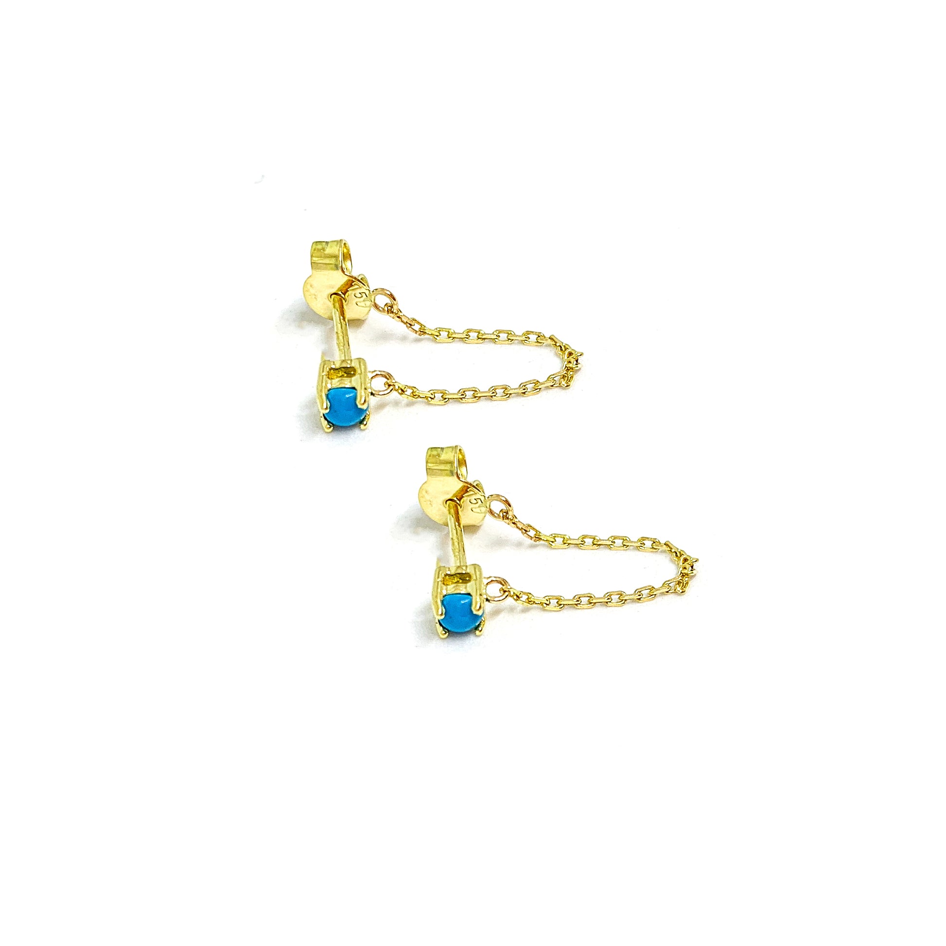 mini chain studs