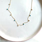 turquoise drop choker/necklace