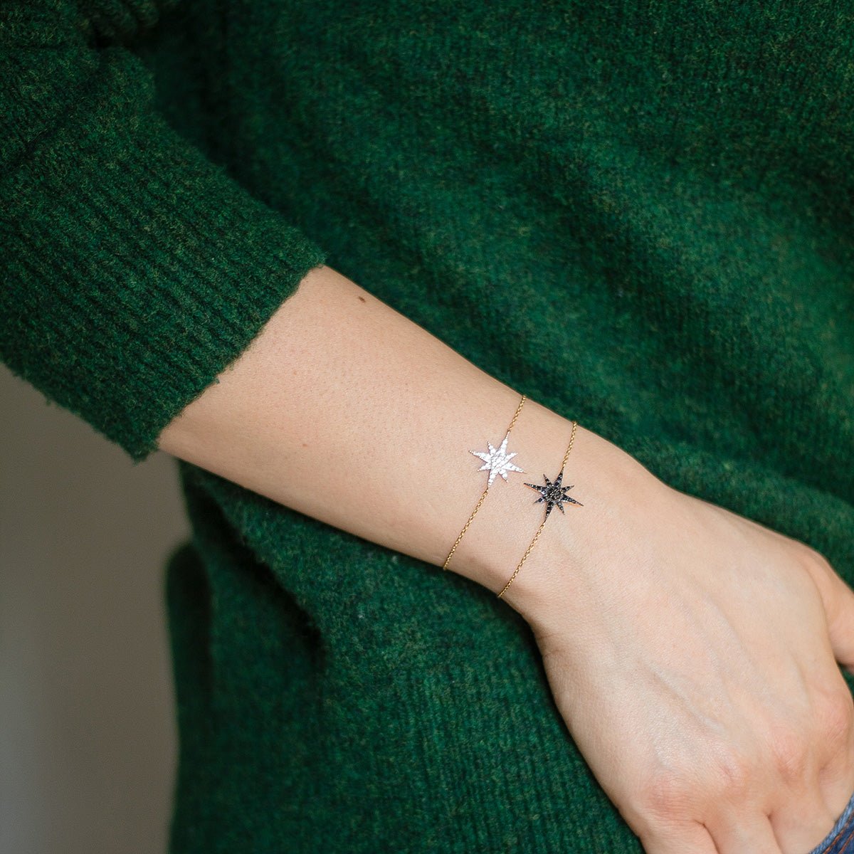 starburst chain bracelet