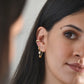 safety pin earrings