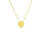 letter coin necklace