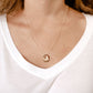 letter coin necklace
