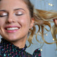crystal drop hoops