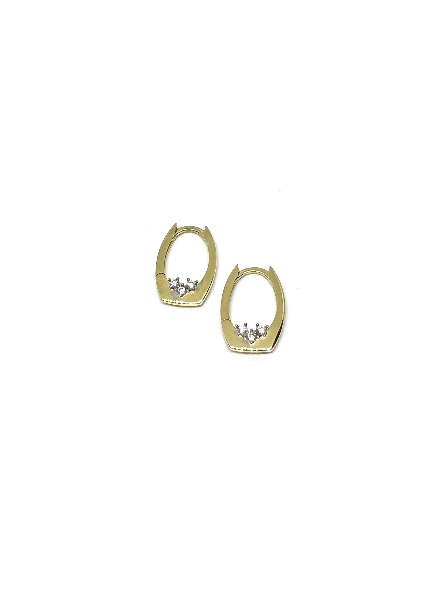 crystal drop hoops