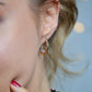 crystal drop hoops