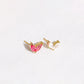 double marquise stone studs