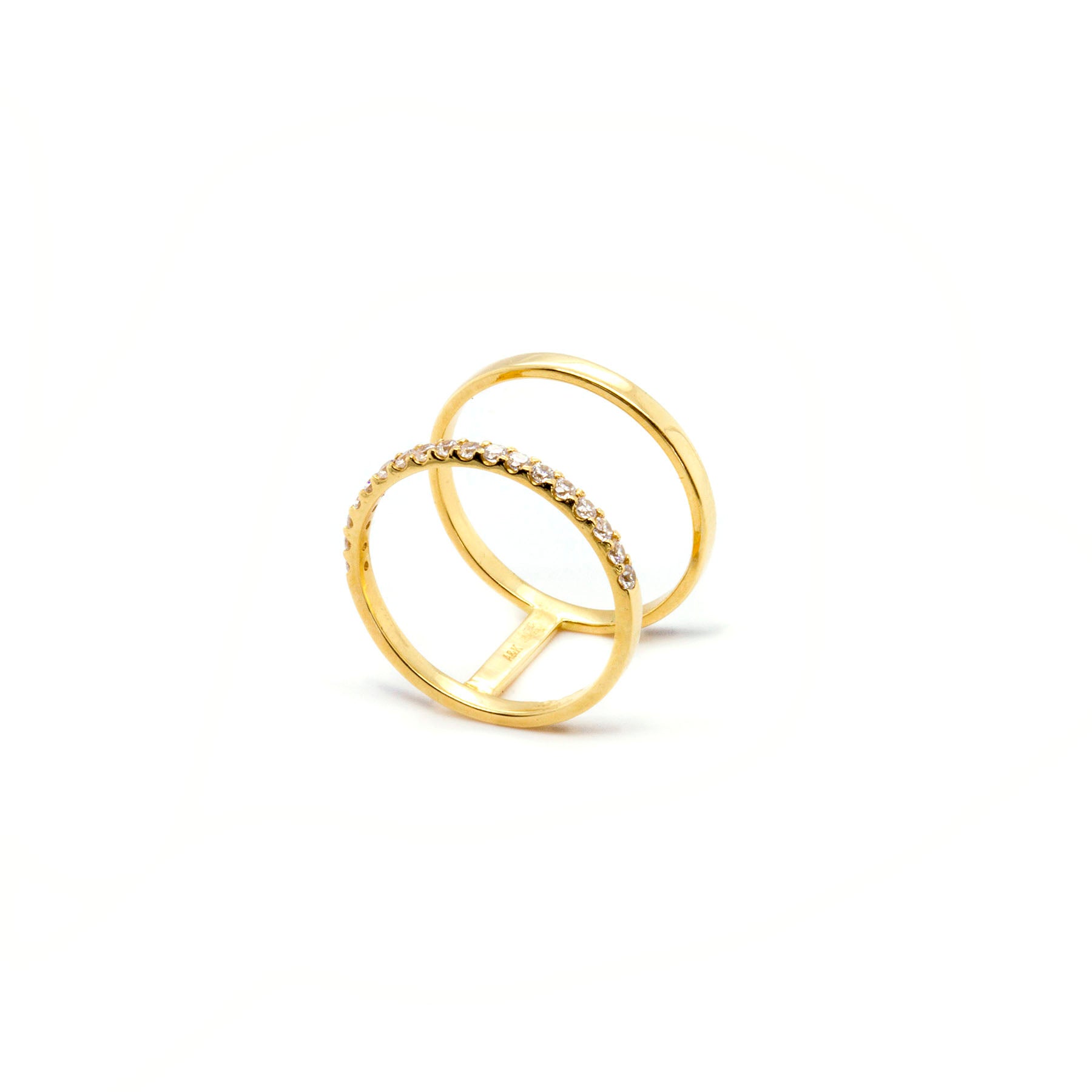 double line ring