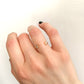 double stone open ring