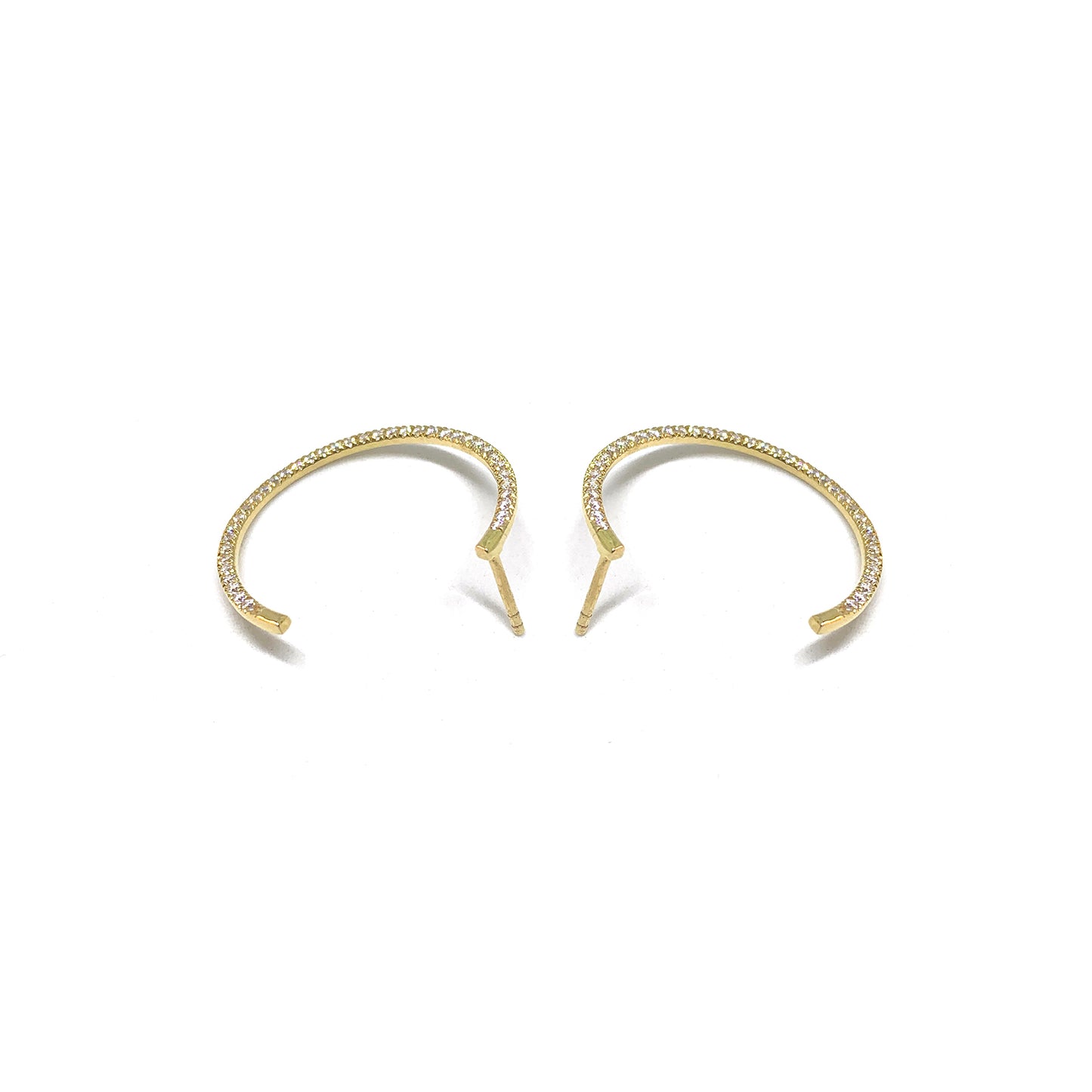 half hoop earrings