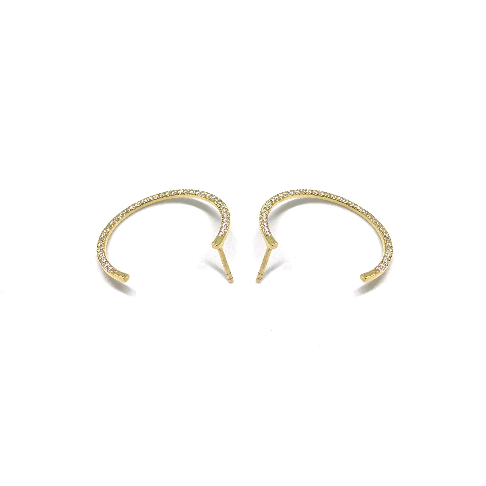 half hoop earrings