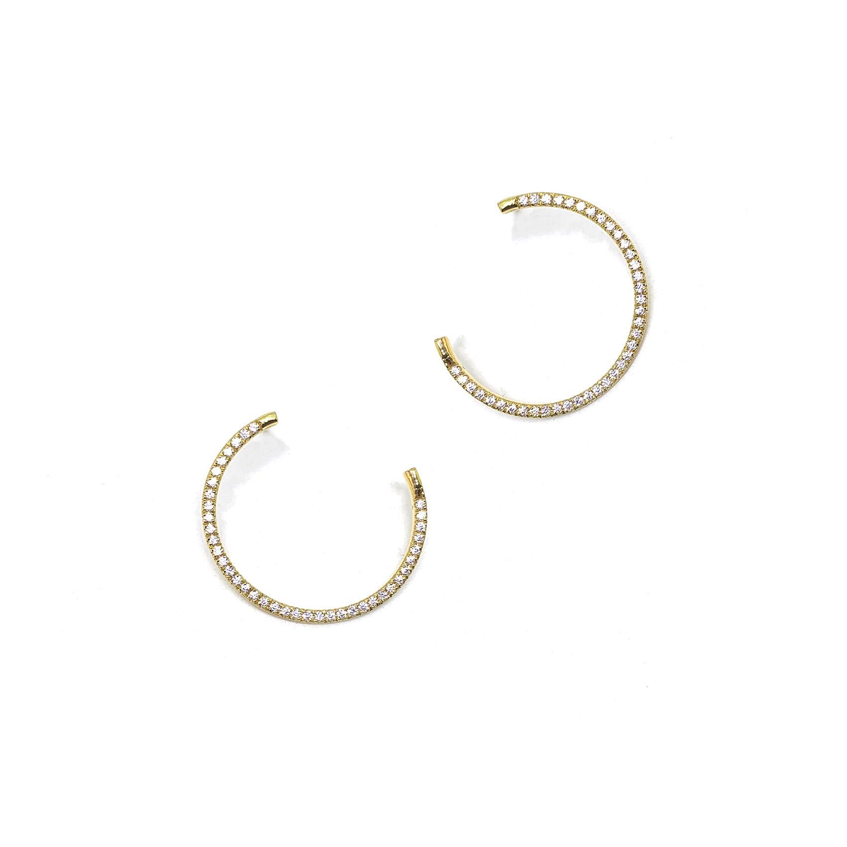 half hoop earrings