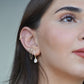 mini trio linked studs