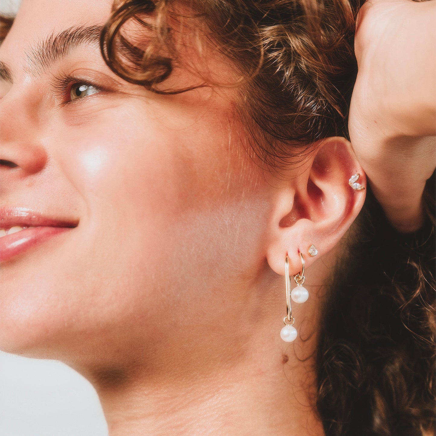 Long Pearl Earrings