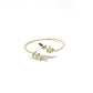 leaves & blossoms bangle