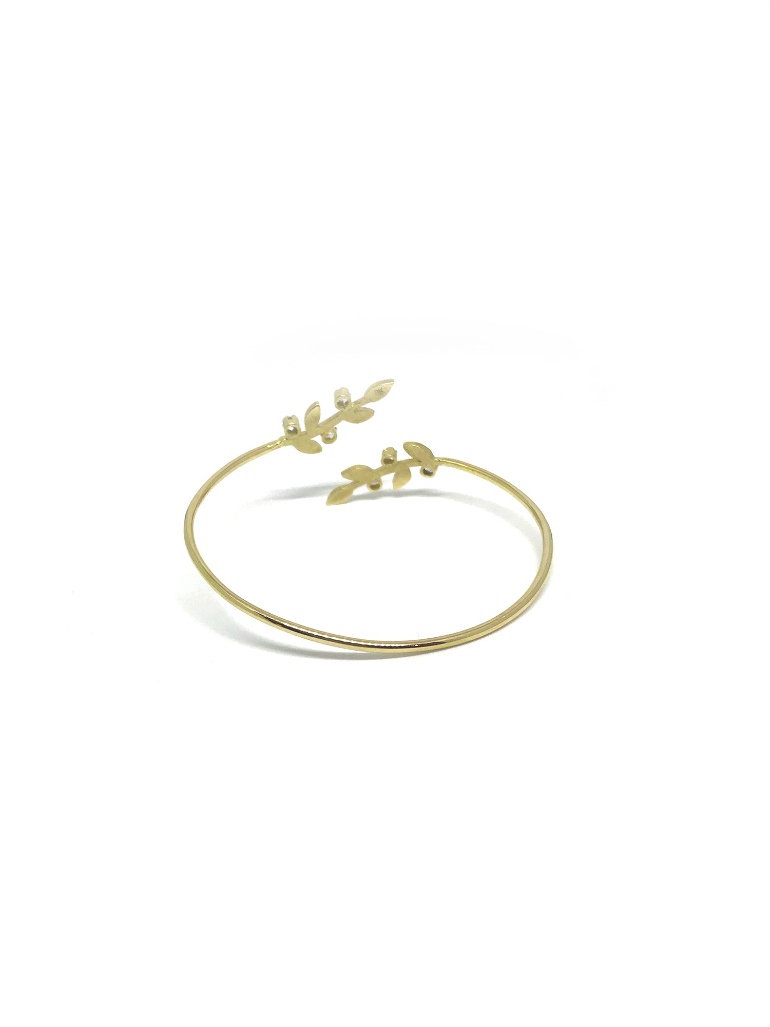 leaves & blossoms bangle