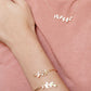 leaves & blossoms bangle