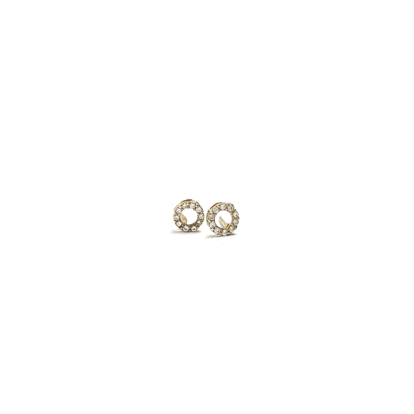 mini circle studs