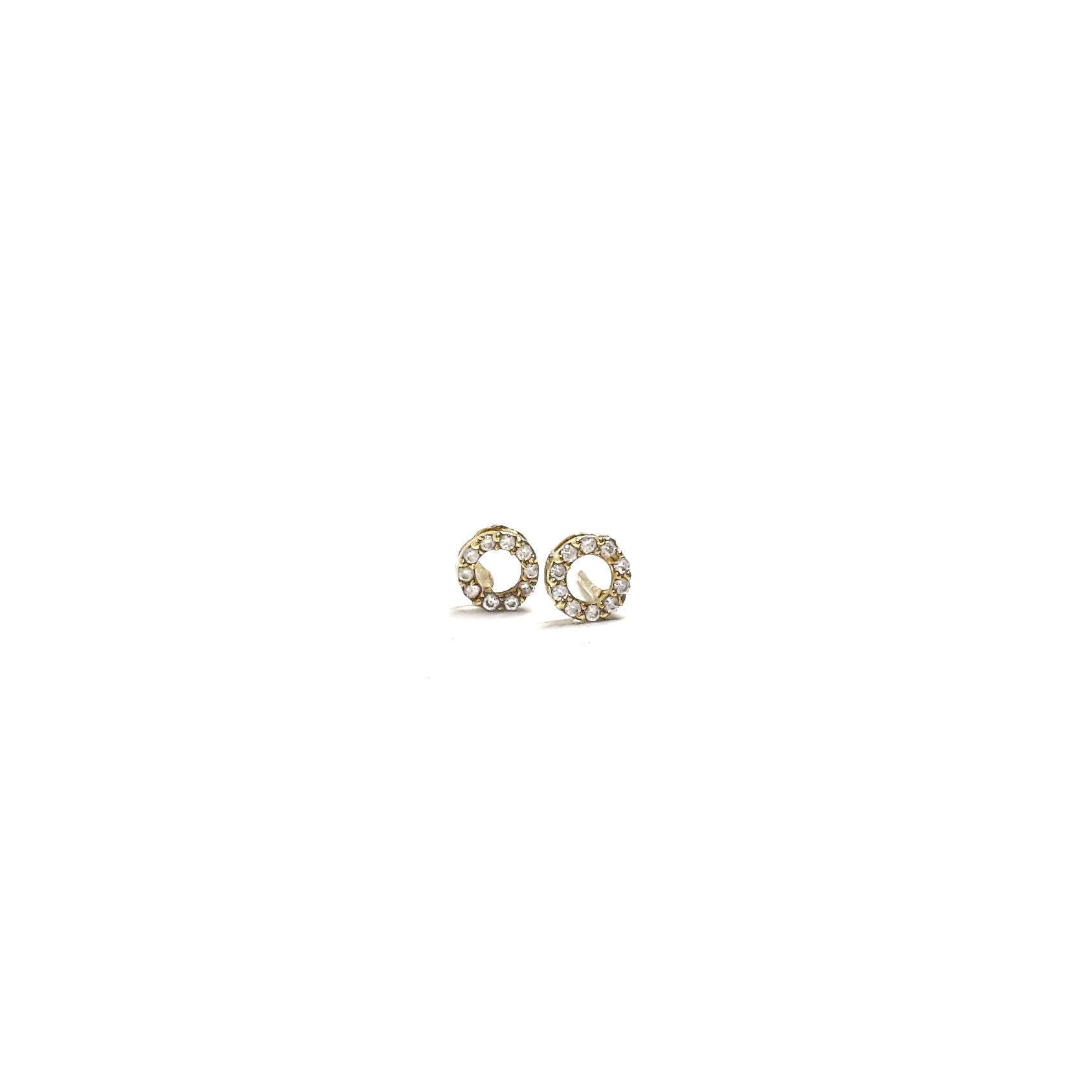 mini circle studs