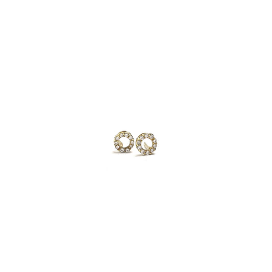 mini circle studs