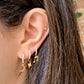 music huggie hoops