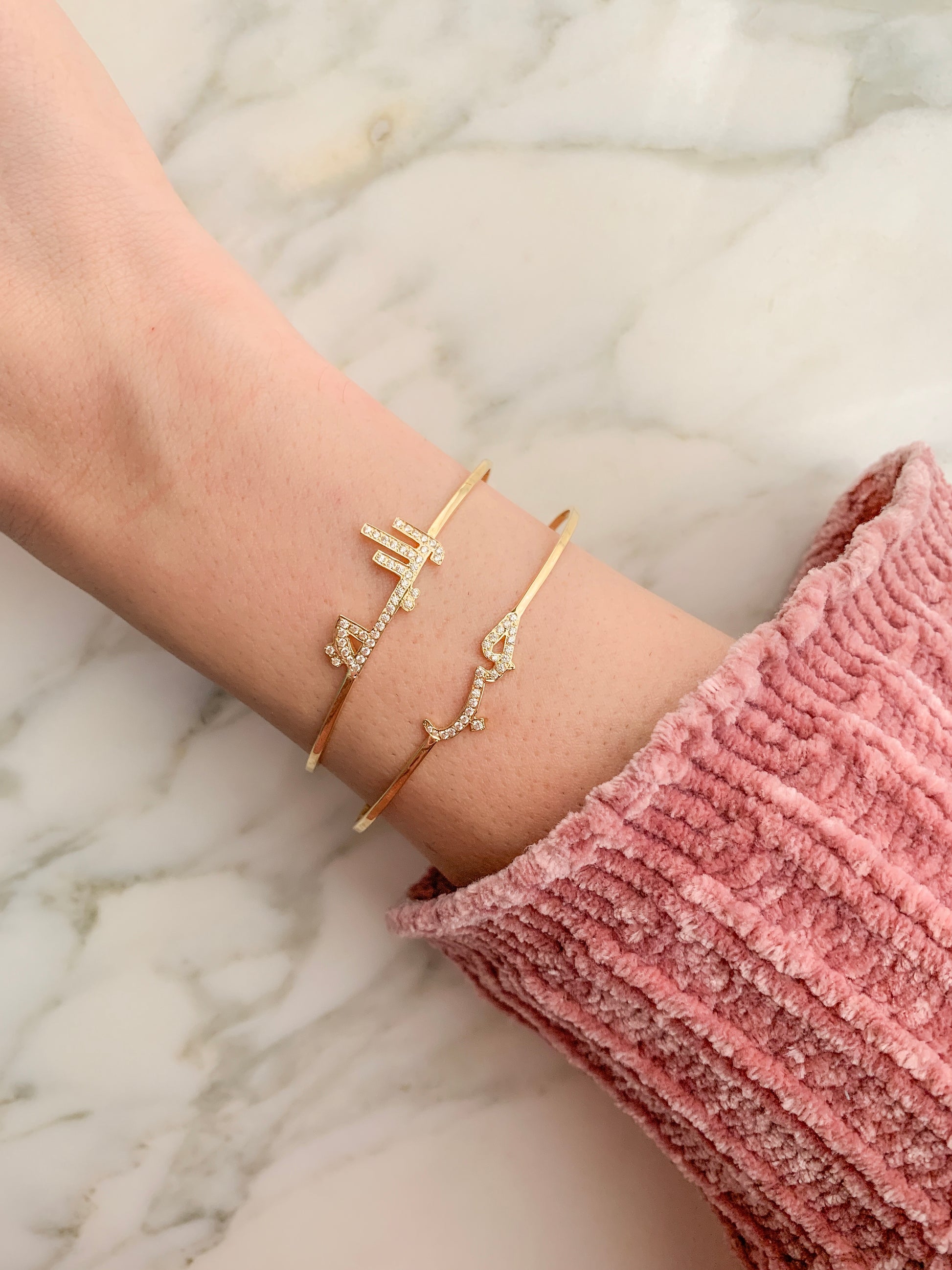 name tube bracelet