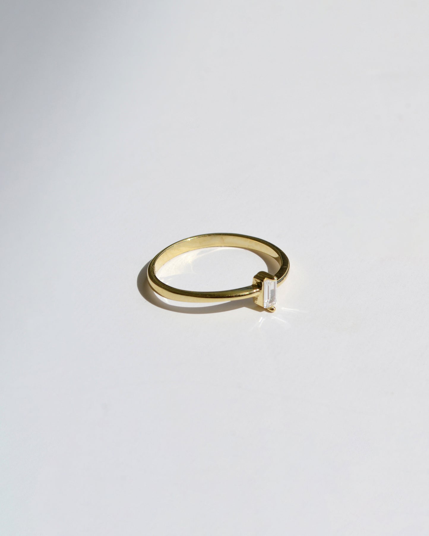 baguette stone ring