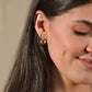rhombus small huggie hoops