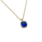 sapphire stone ball chain necklace