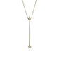 double star-drop lariat necklace