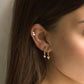trio small huggie hoops