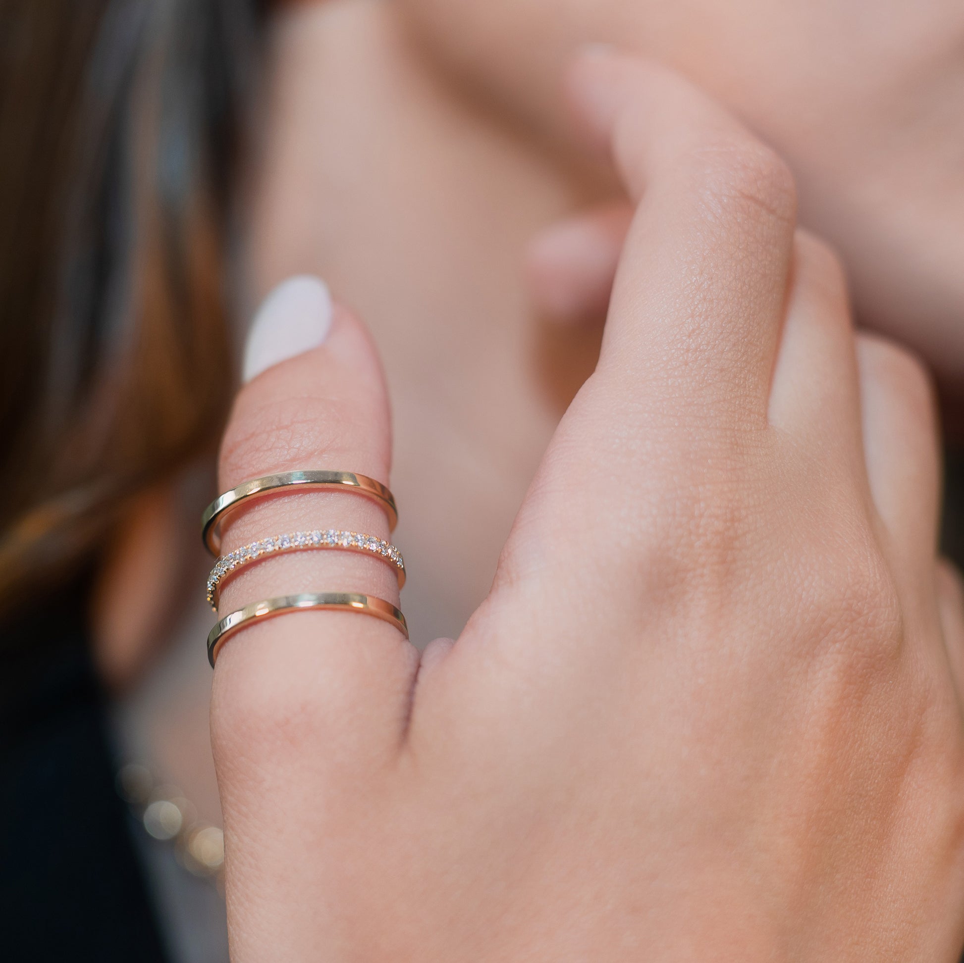 triple line ring