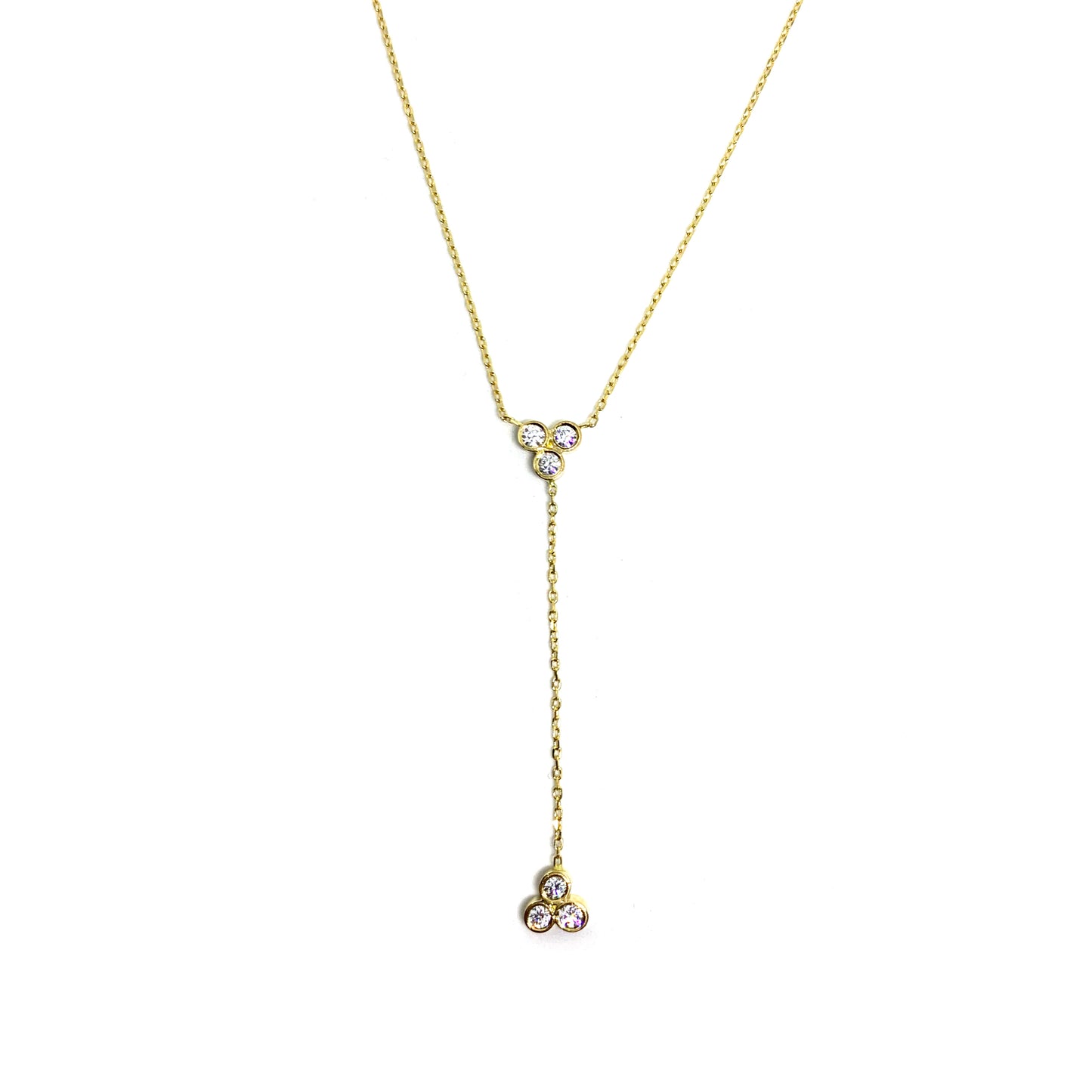 trio lariat necklace