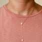 trio lariat necklace