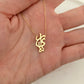 vertical name necklace