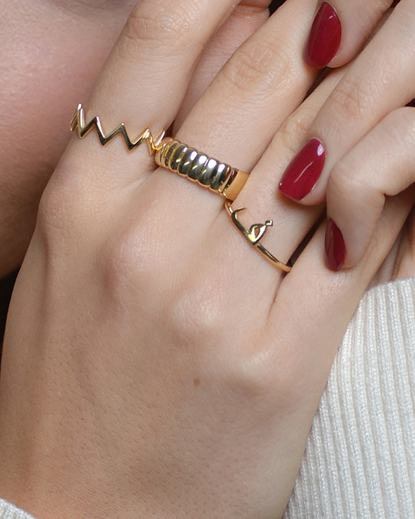 zigzag ring